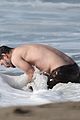 keanu reeves shirtless beach malibu january 2021 46