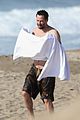 keanu reeves shirtless beach malibu january 2021 56