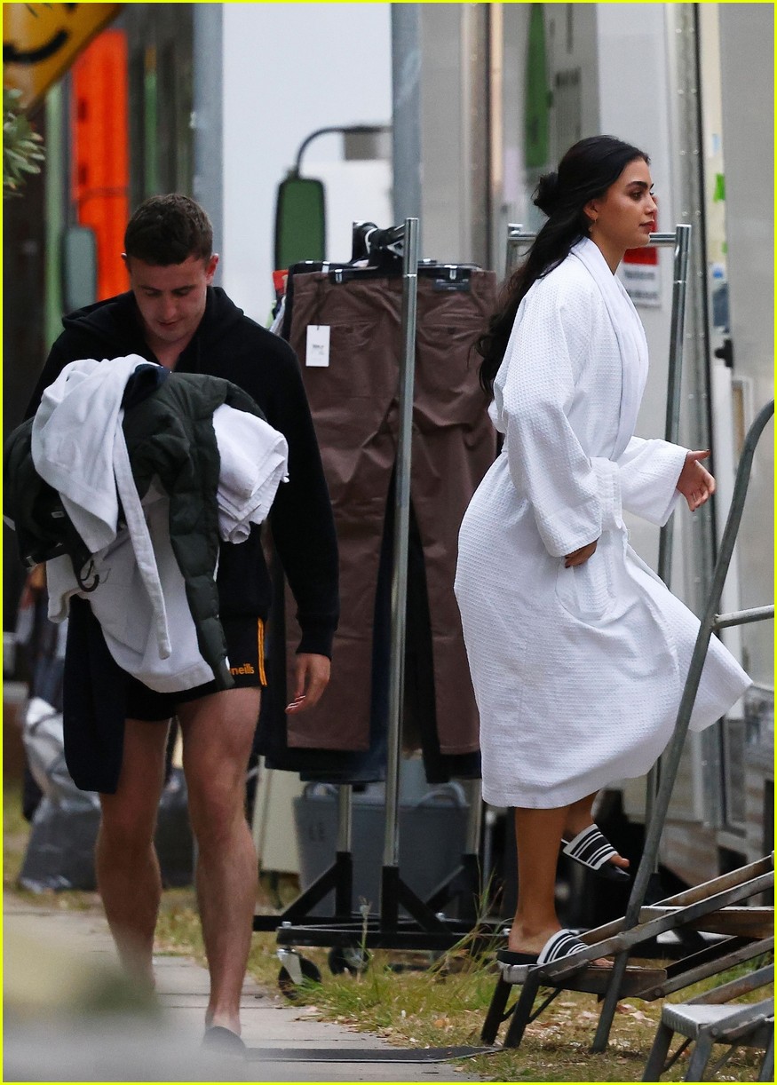 Paul Mescal Steps Out in Short Shorts on Set of His New Film 'Carmen