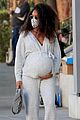 kelly rowland cradles major baby bump leaving doctors appointment 08