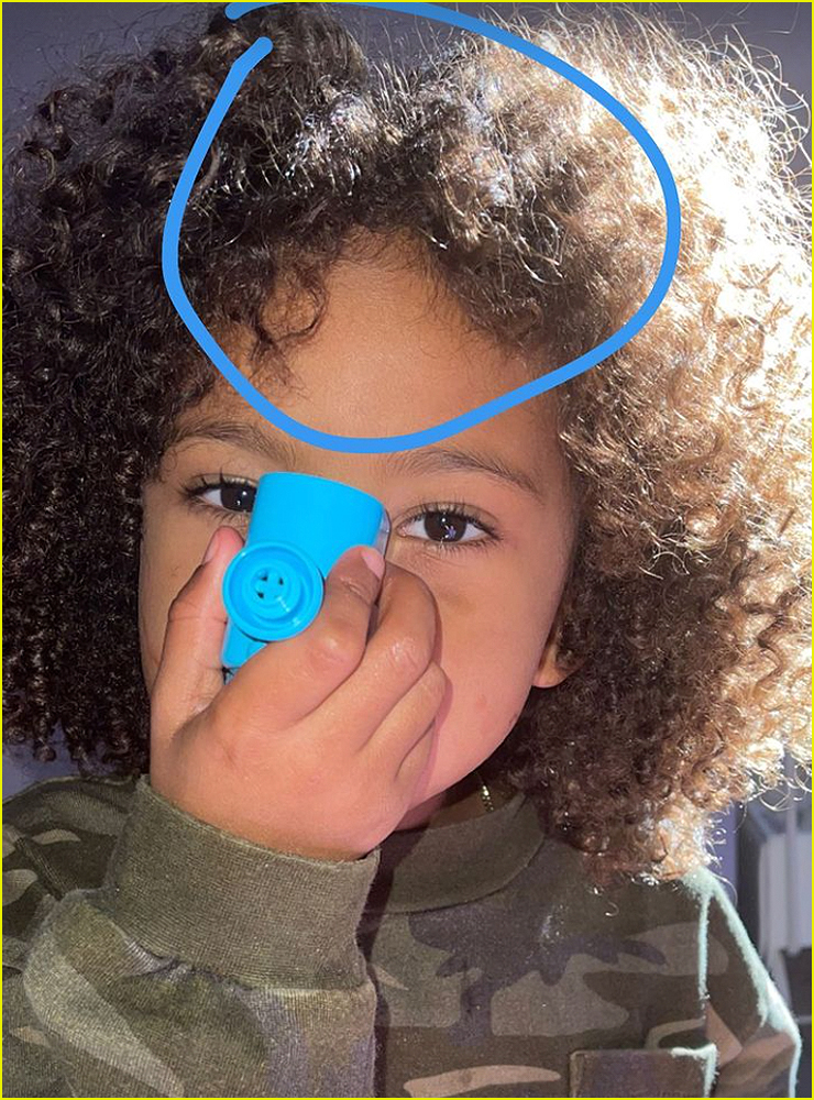 Kim Kardashian Shares the Results After Son Saint Cuts His Own Hair