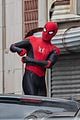 tom holland back in spiderman suit set of third movie 08