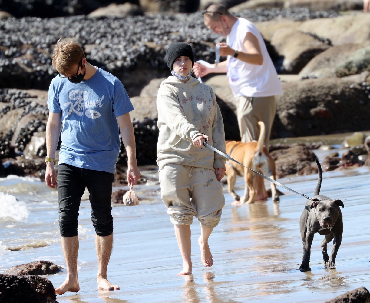 Photo: billie eilish beach outing with dogs brother 13 | Photo 4527221