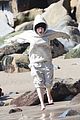 billie eilish beach outing with dogs brother 19