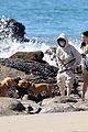 billie eilish beach outing with dogs brother 28