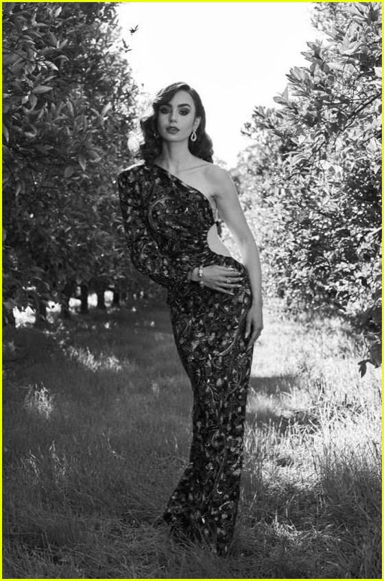 Lily Collins Served Looks at the Golden Globes 2021: Photo 4528719