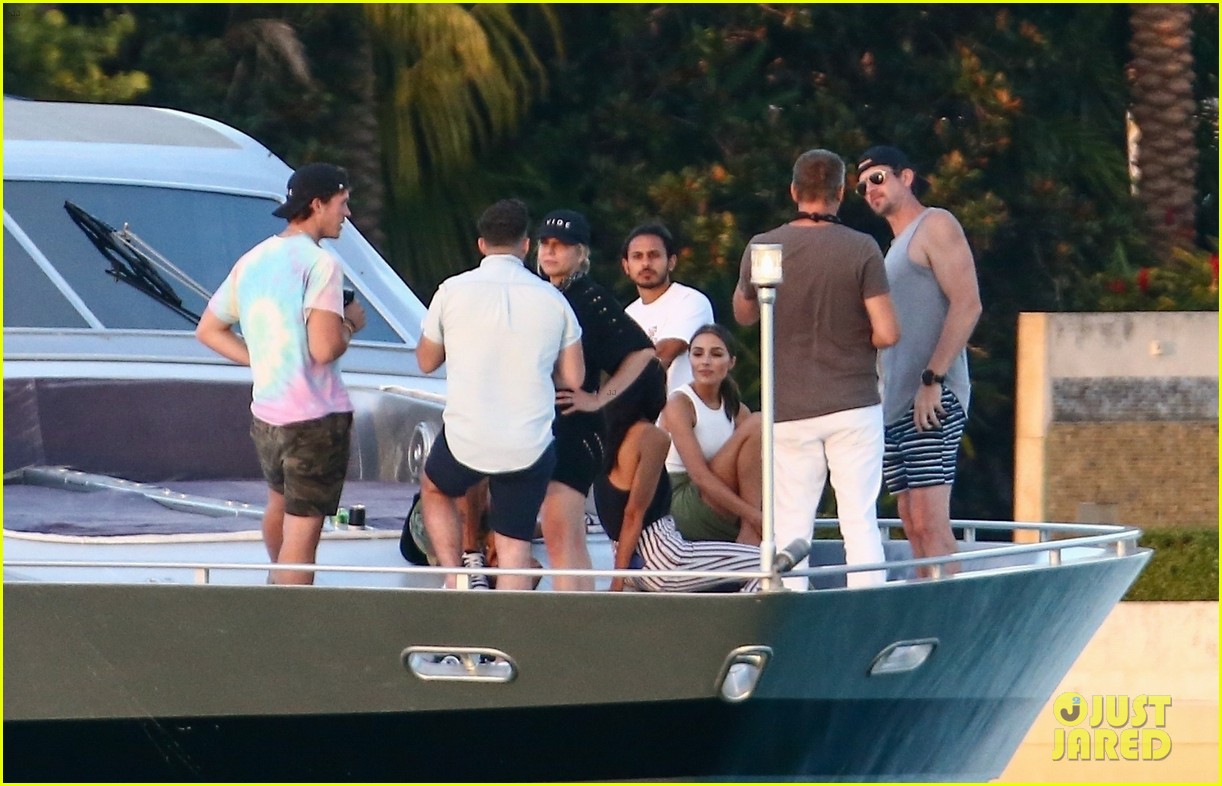 Olivia Culpo Enjoys a Boat Party in Miami Ahead of the Super Bowl