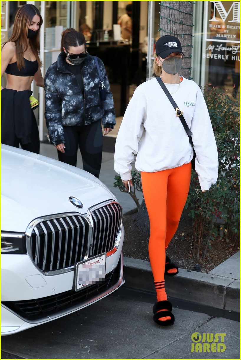 Hailey Bieber & Addison Rae Hit Up Croft Alley Ahead of the Weekend