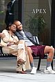 issa rae kendrick sampson cozy up filming insecure 05