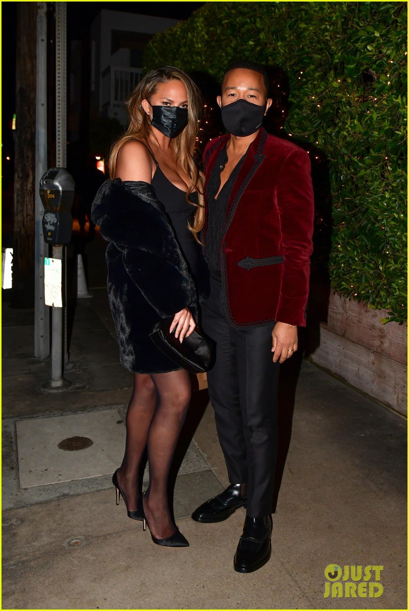 Chrissy Teigen & John Legend Step Out for Romantic Dinner on Valentine