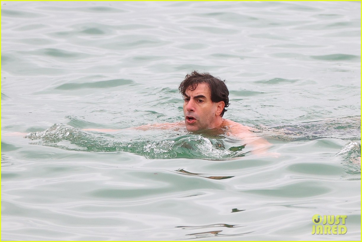 Photo sacha baron cohen shirtless at the beach 09 Photo 4528035 Just Jared Entertainment News