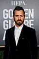 justin theroux wears a fohawk at the golden globes 2021 01
