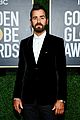 justin theroux wears a fohawk at the golden globes 2021 05
