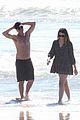 robin thicke goes shirtless for beach day with his family 03