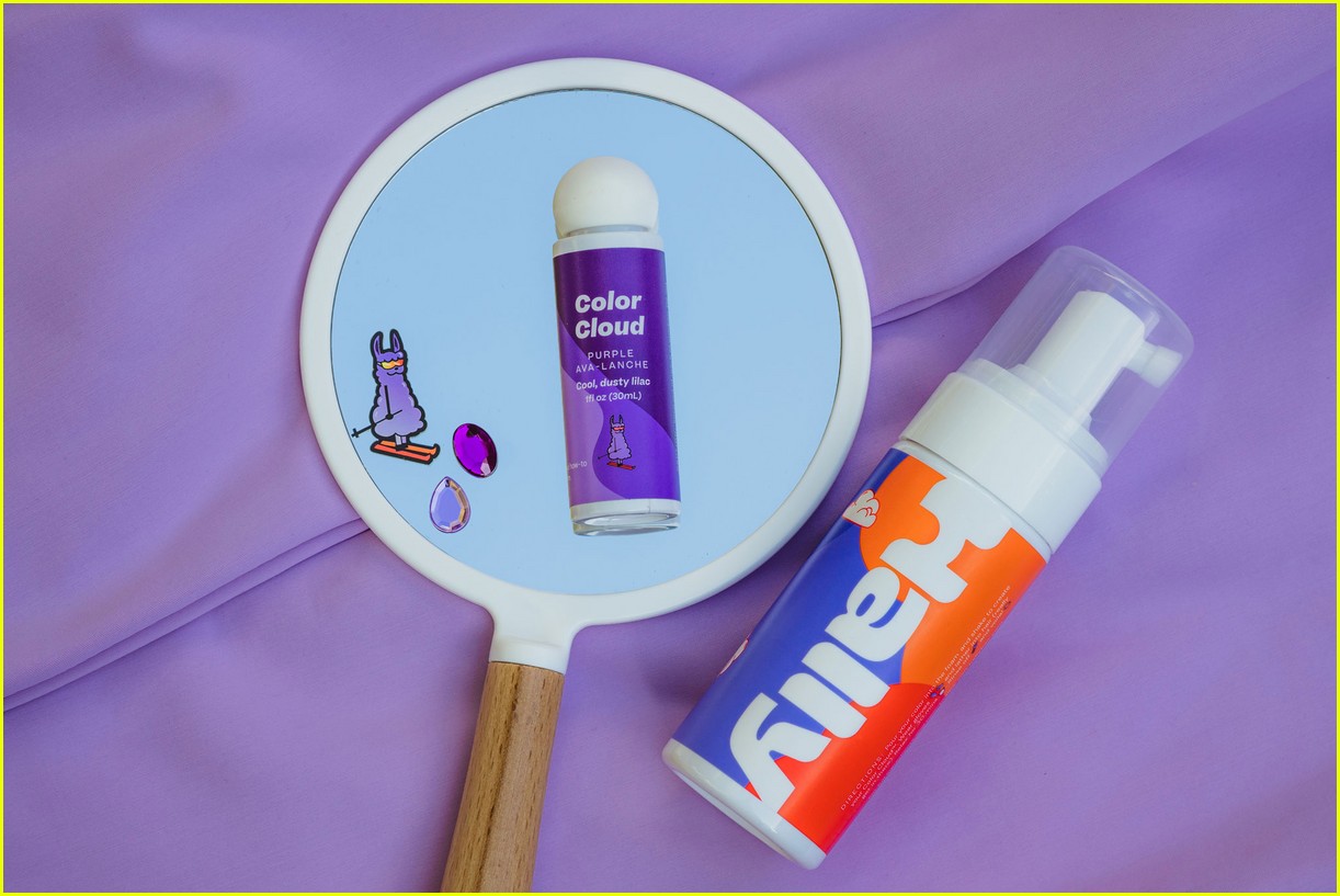 Ava Phillippe Dyes Her Hair Purple Using Hally's AtHome Hair Dye Kit