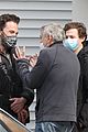 ben affleck george clooney act out dramatic scene tender bar set 04