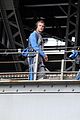 matt damon climbs sydney harbour bridge 01