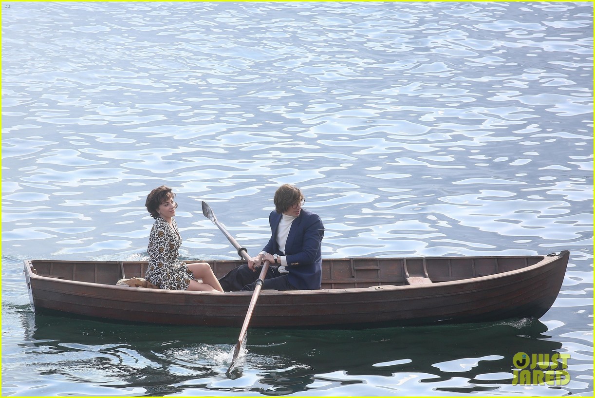 Full Sized Photo of lady gaga kisses adam driver house of gucci set 66