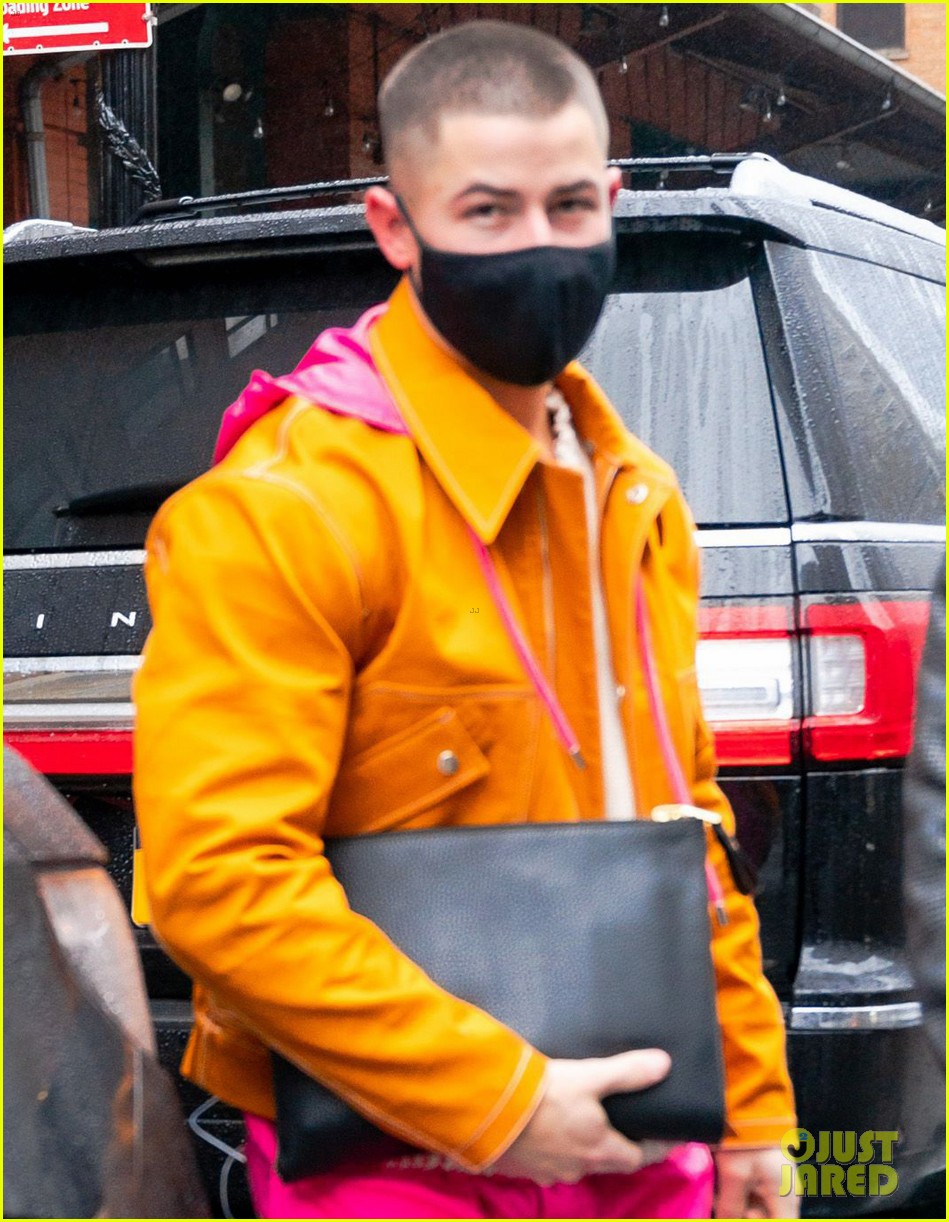 nick jonas colorful outfit out in nyc 024528843