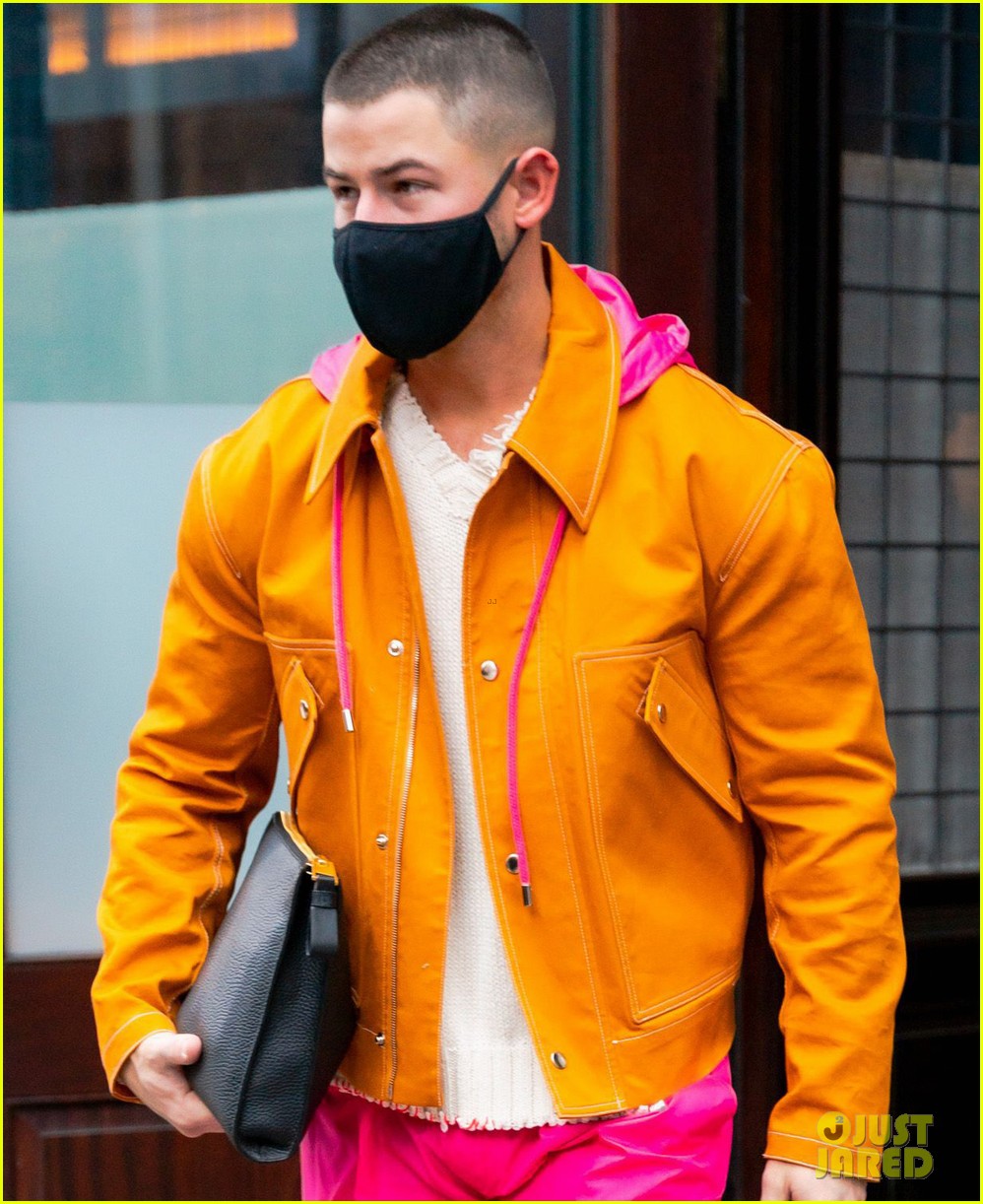 nick jonas colorful outfit out in nyc 044528845