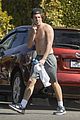charlie puth shirtless after gym 06