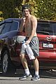 charlie puth shirtless after gym 07