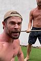 chris hemsworth shirtless workout video 07