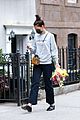 katie holmes picks up flowers during a casual solo outing 08