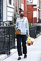 katie holmes picks up flowers during a casual solo outing 09