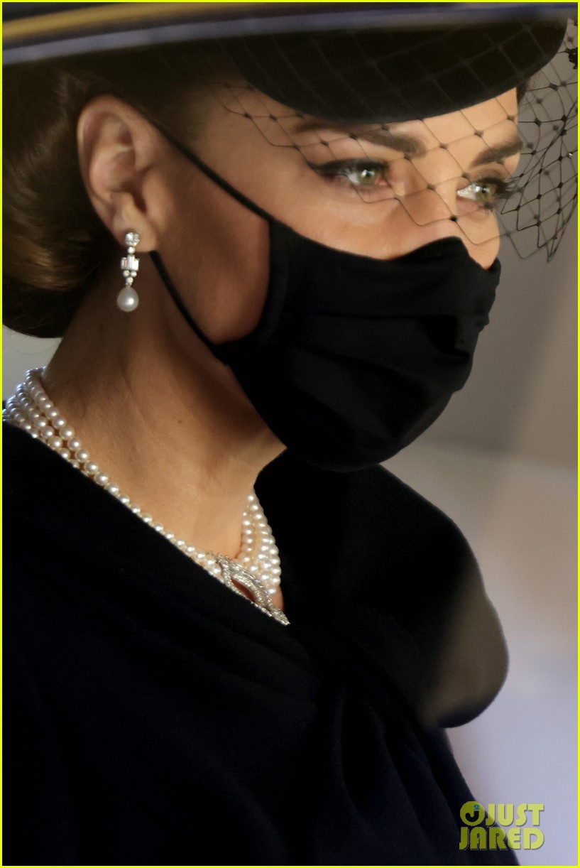 Kate Middleton's Jewelry at Prince Philip's Funeral Had a Special