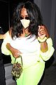 lizzo neon yellow outfit night out in weho 02