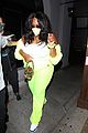 lizzo neon yellow outfit night out in weho 05