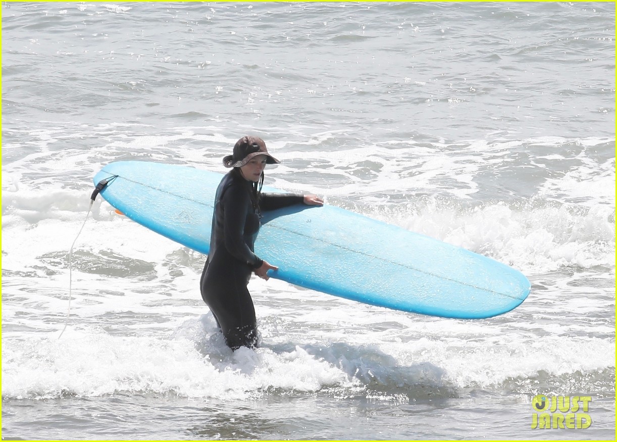 Photo: leighton meester adam brody catch waves in malibu 36 | Photo