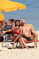 vincent cassel ripped abs day at the beach 16