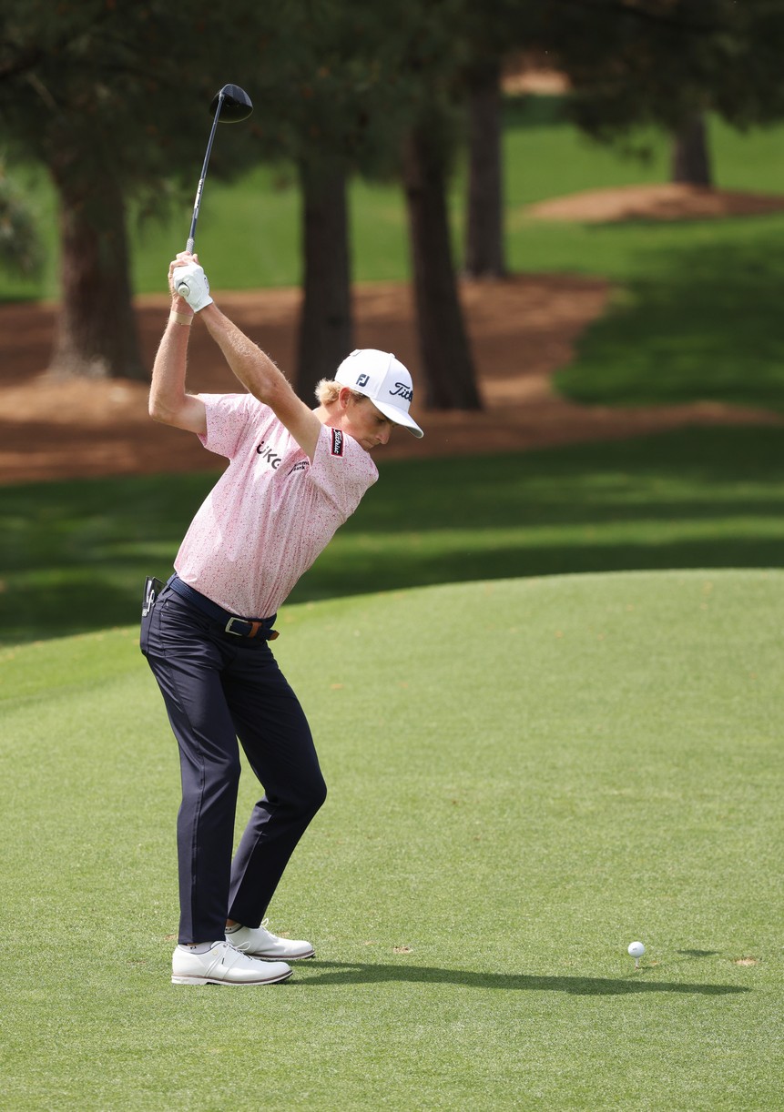 Photo will zalatoris adam sandler happy gilmore caddy comparisons 15