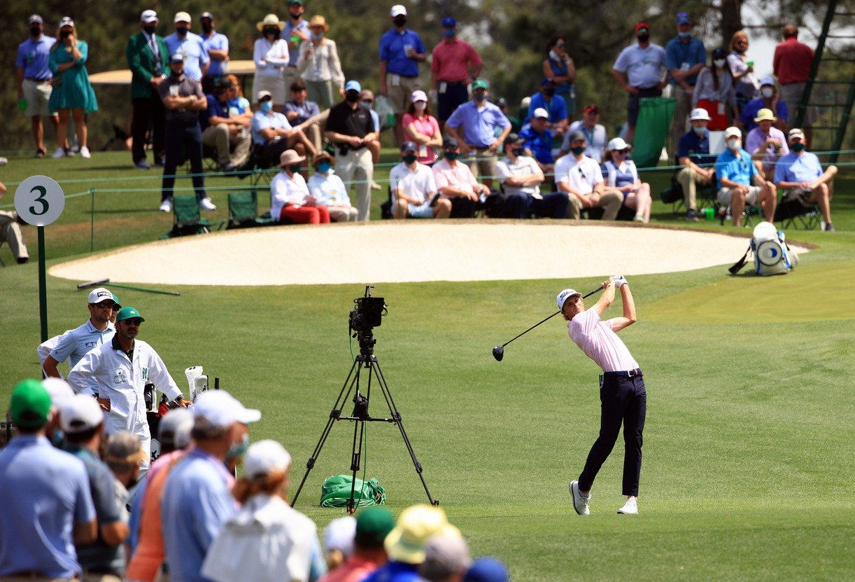 Photo will zalatoris adam sandler happy gilmore caddy comparisons 16