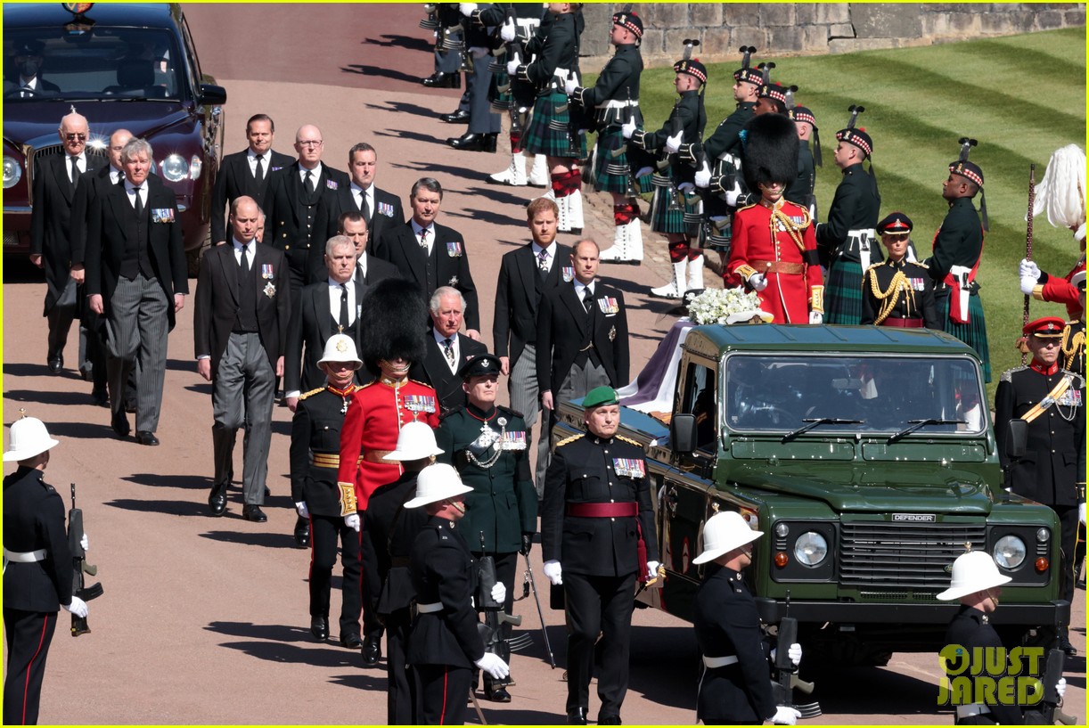 Prince Wiliam & Prince Harry Reunite, Walk Together in Prince Philip's
