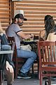 gerard butler at lunch with morgan brown 04