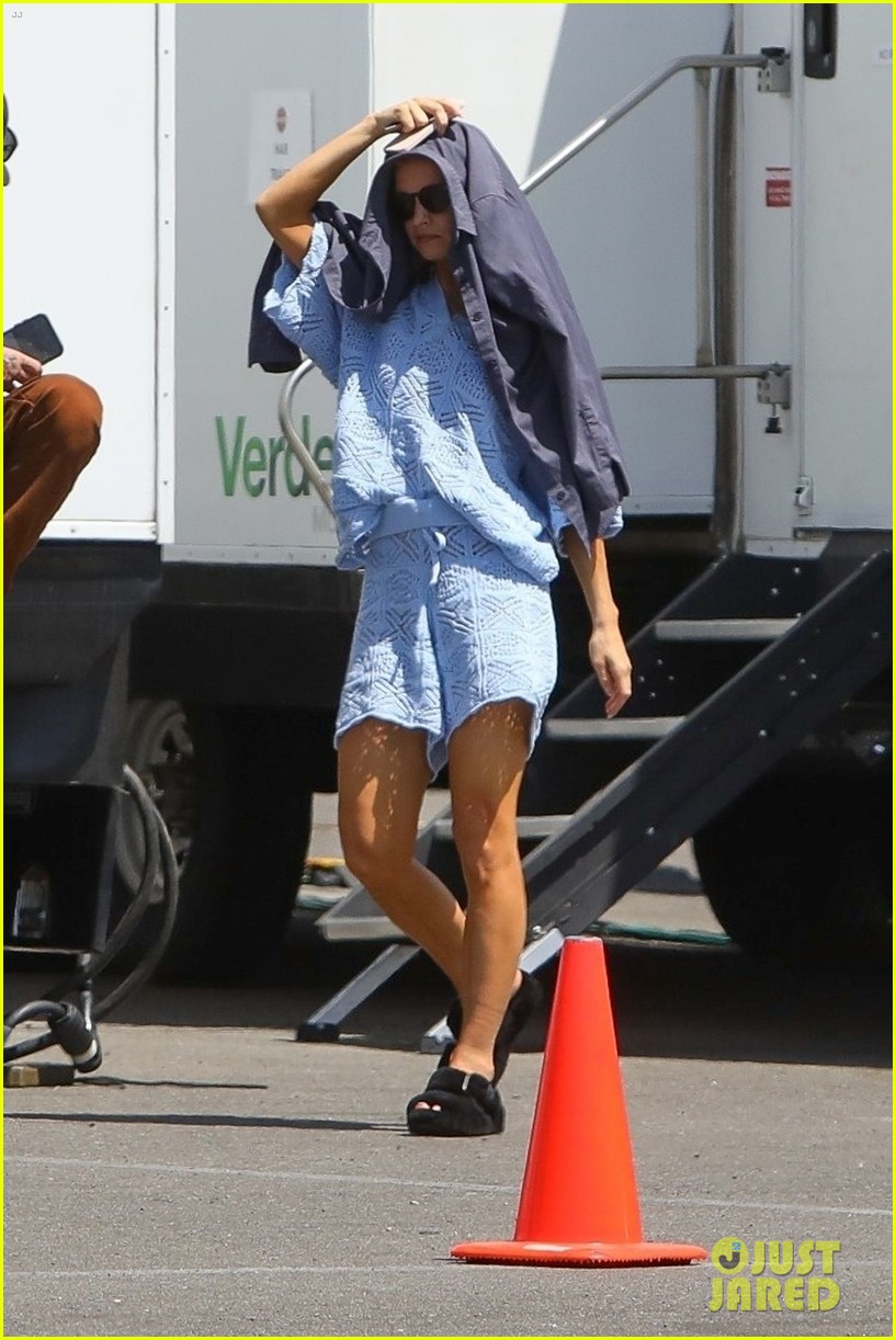 Photo lily james getting in and out of hair makeup pam tommy 13