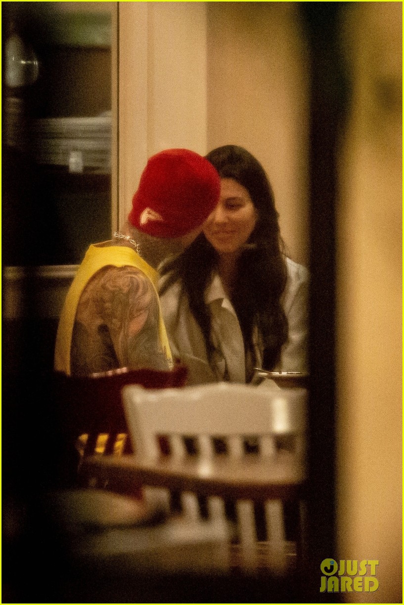 Kourtney Kardashian & Travis Barker Spotted On a PDAFilled Dinner Date