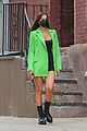 irina shayk bright green jacket out in nyc 01