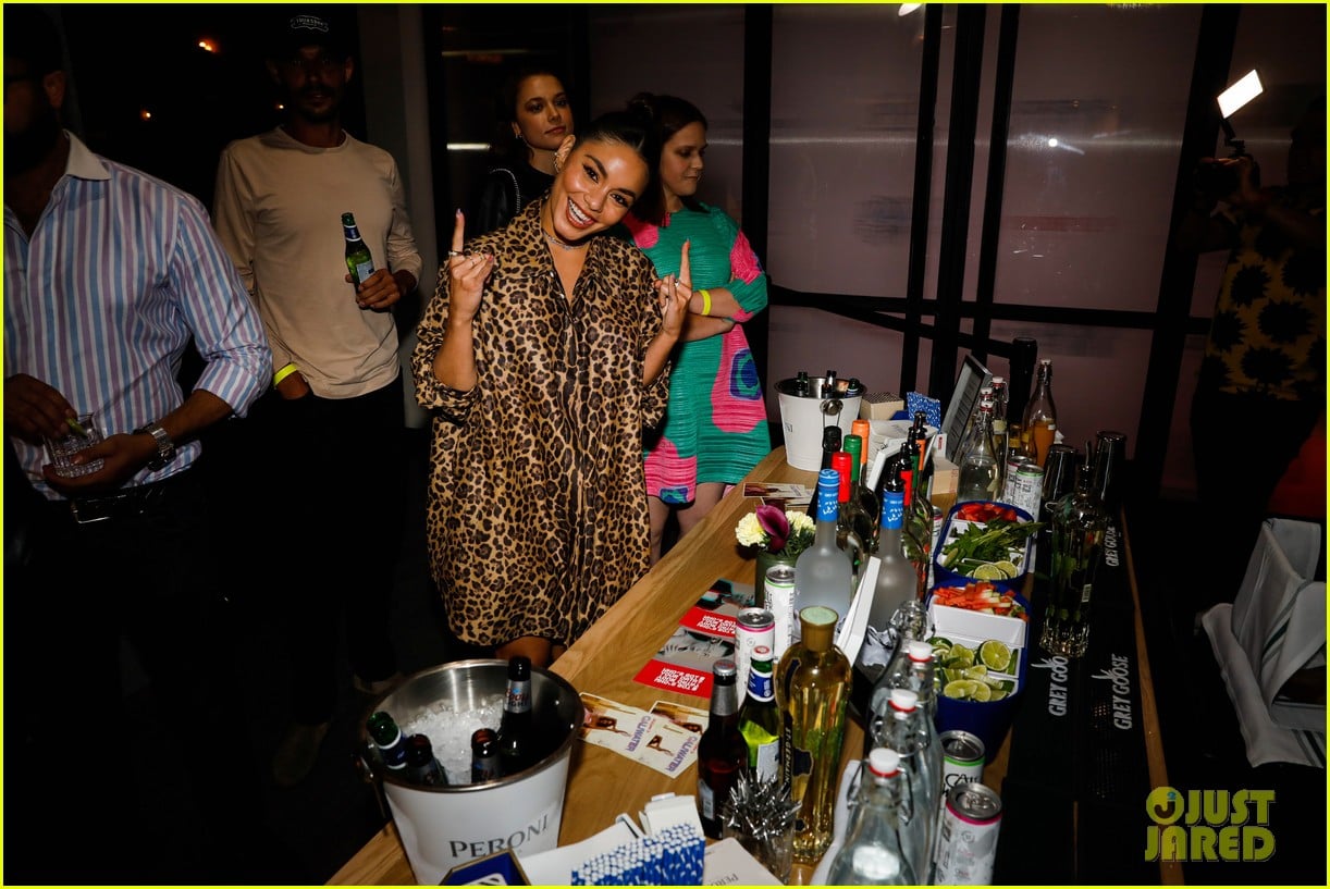 Vanessa Hudgens Rocks Leopard Print for 'Asking For It' Premiere at