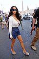 kim kardashian tours rome weekend getaway 203