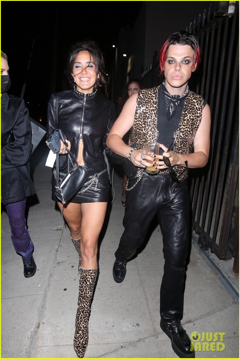 yungblud jesse jo stark leather outfits night out 014569790