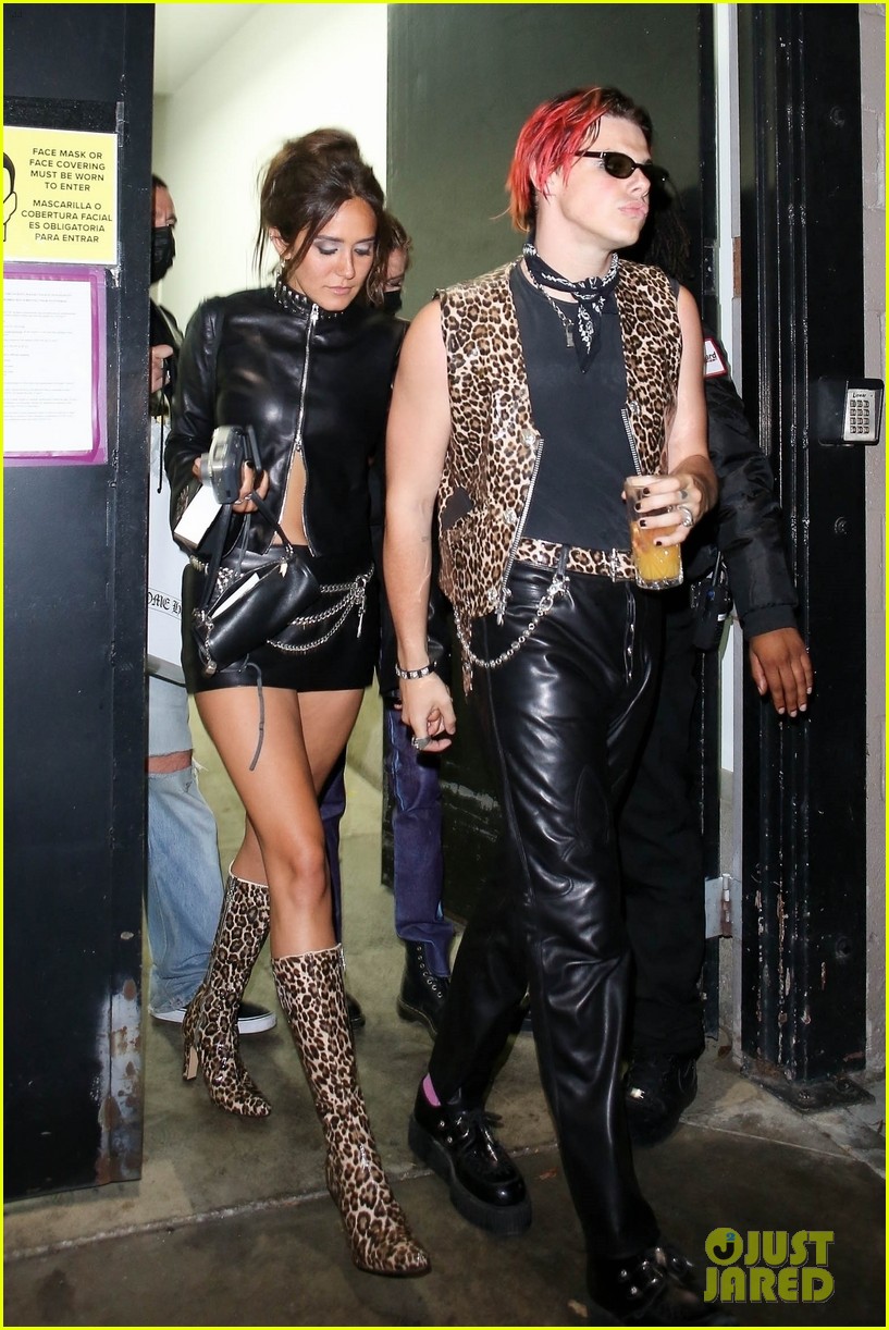 yungblud jesse jo stark leather outfits night out 03
