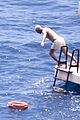 david beckham jumps off yacht with son cruz beckham 10