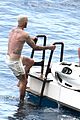 david beckham jumps off yacht with son cruz beckham 16