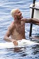 david beckham jumps off yacht with son cruz beckham 22