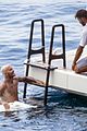 david beckham jumps off yacht with son cruz beckham 23