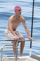 david beckham jumps off yacht with son cruz beckham 54